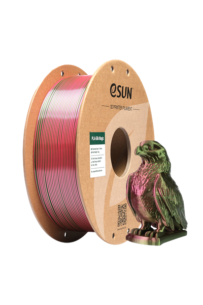 eSun PLA-Silk Magic Kırmızı Yeşil Filament 1.75mm 1 Kg