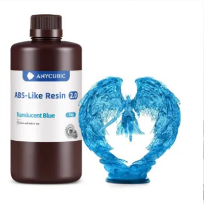 Anycubic ABS Like Resin 2.0 - Transparan Mavi 1 Kg