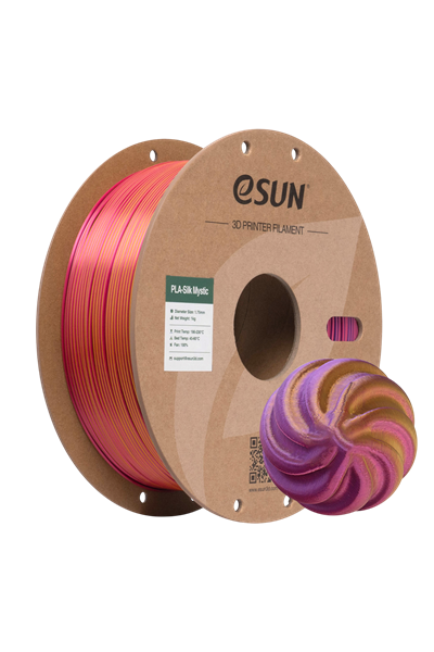 eSun PLA-Silk Mystic Kırmızı Altın Mor Filament 1.75mm 1 Kg