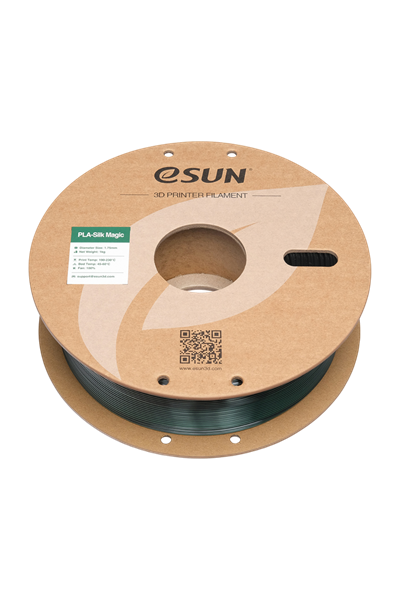 eSun PLA-Silk Magic Siyah Yeşil Filament 1.75mm 1 Kg
