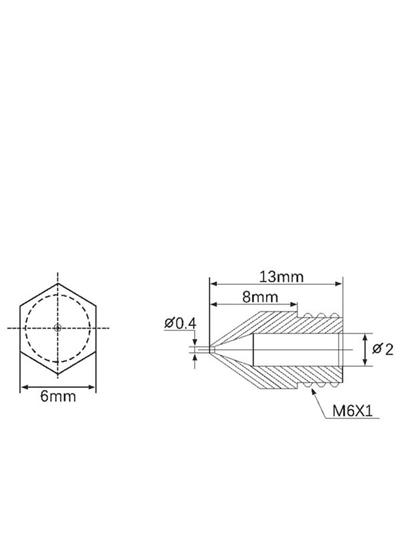 Creality CR10-S Pro 0.4mm Nozzle