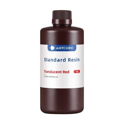 Anycubic Standard Transparan Kırmızı Reçine 1 Kg