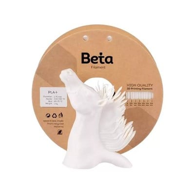 Beta PLA+ White Filament 1.75mm 1kg