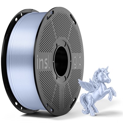 Inslogic PLA Silk Gümüş Filament 1.75mm 1kg