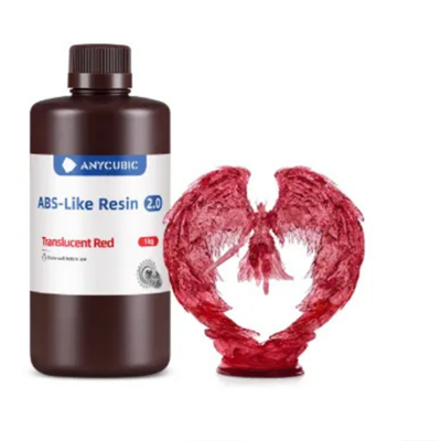 Anycubic ABS Like Resin 2.0 - Transparan Kırmızı 1 Kg