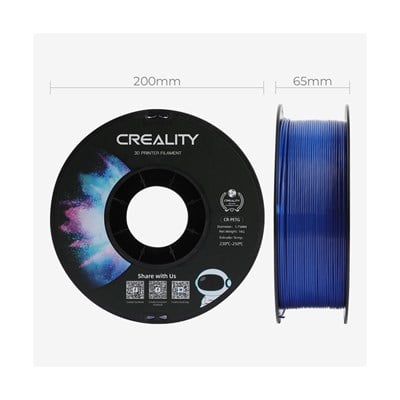 Creality CR PETG Mavi Filament 1.75mm 1kg