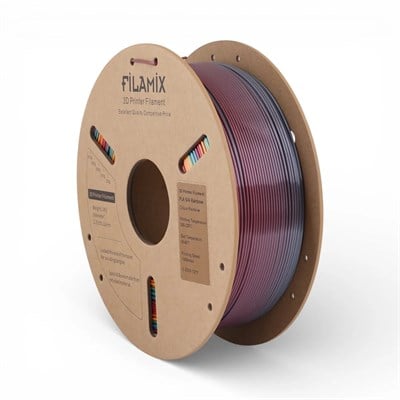 Filamix Silk PLA Rainbow Colored Filament 1.75mm 1 Kg
