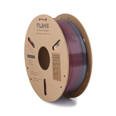 Filamix Silk PLA Rainbow Colored Filament 1.75mm 1Kg