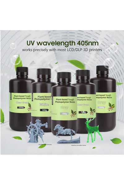 ELEGOO Plant-Based (Bitki Bazlı) Gri Reçine 1 Kg