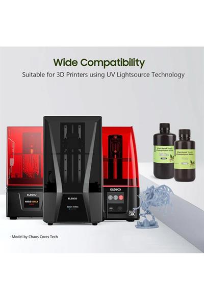 ELEGOO Plant-Based (Bitki Bazlı) Gri Reçine 0.5 Kg