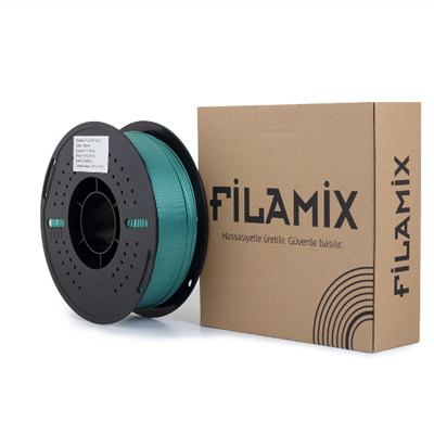 Filamix  PLA METALLIC Yeşil Filament 1.75 mm 1 Kg