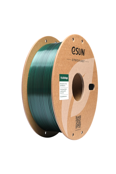 eSun PLA-Silk Magic Siyah Yeşil Filament 1.75mm 1 Kg