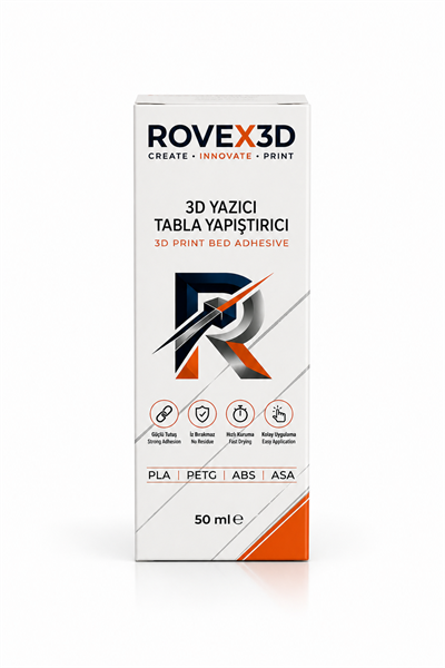 ROVEX3D Yazıcı Tabla Yapıştırıcı 50 ml