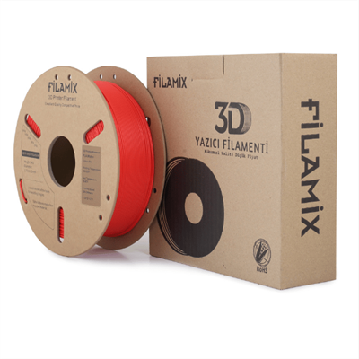 Filamix PLA Matte Kırmızı Filament 1.75mm 1 Kg