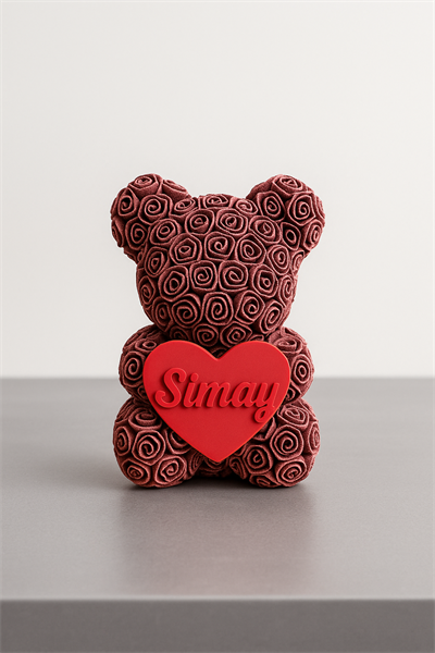 İsimli Teddy Love Masa Dekoru