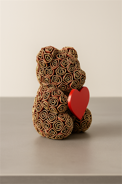 İsimli Teddy Love Masa Dekoru