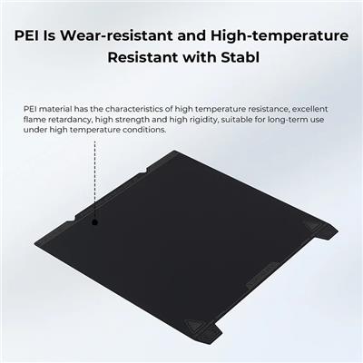 K1 Uyumlu Smooth PEİ yay çeliği 235*235mm