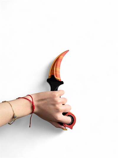Karambit Knife - Fade Sarı-Kırmızı