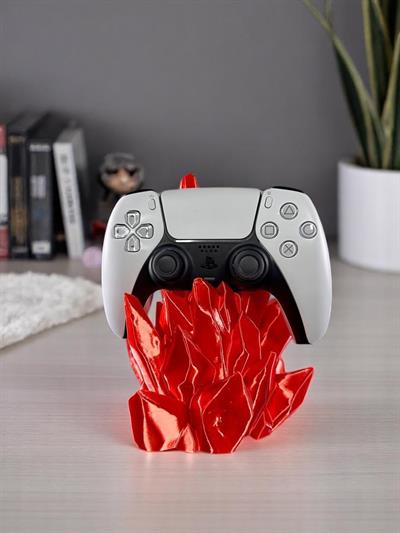 Kristal PS / Xbox Kol Tutucu - Kırmızı