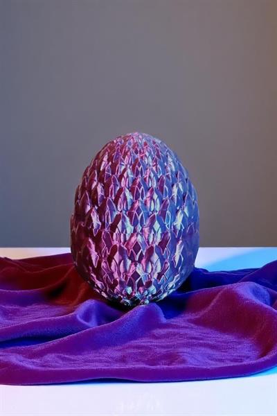 Kristal Ejderha Yumurtası - Mavi-Mor