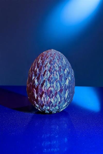 Kristal Ejderha Yumurtası - Mavi-Mor