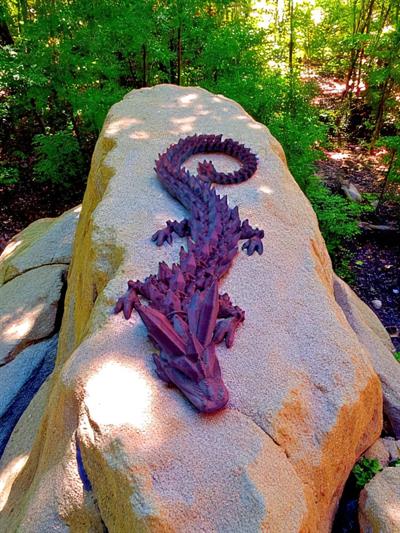 Small Kristal Ejderha - Mavi-Mor