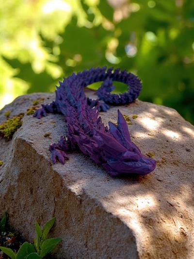 Small Kristal Ejderha - Mavi-Mor