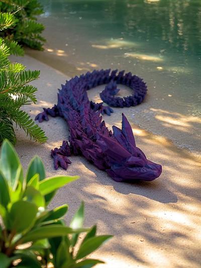 Small Kristal Ejderha - Mavi-Mor