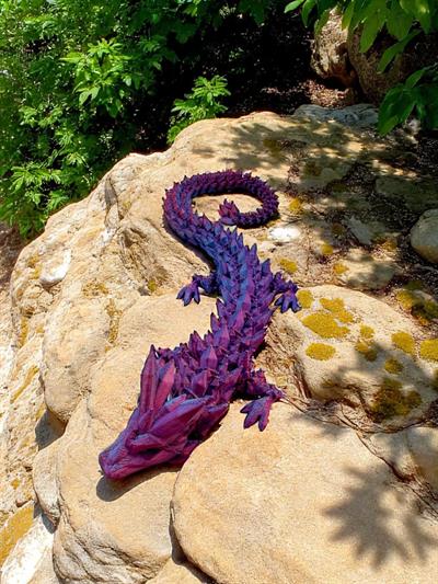 Small Kristal Ejderha - Mavi-Mor