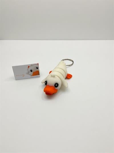 Ördek Anahtarlık - Beyaz