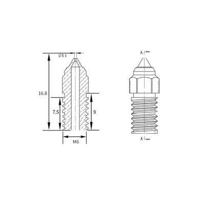V3 SE Nozzle- 0.6mm