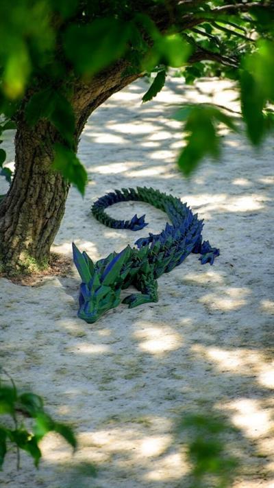 Small Kristal Ejderha - Mavi-Yeşil