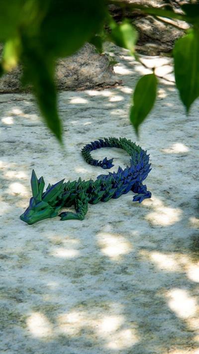 Small Kristal Ejderha - Mavi-Yeşil