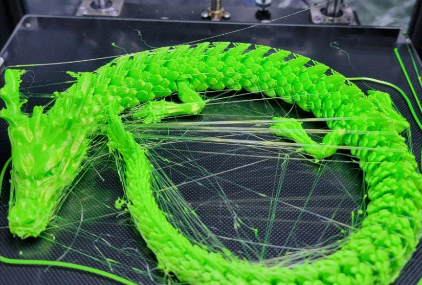 3D baskı Stringing
