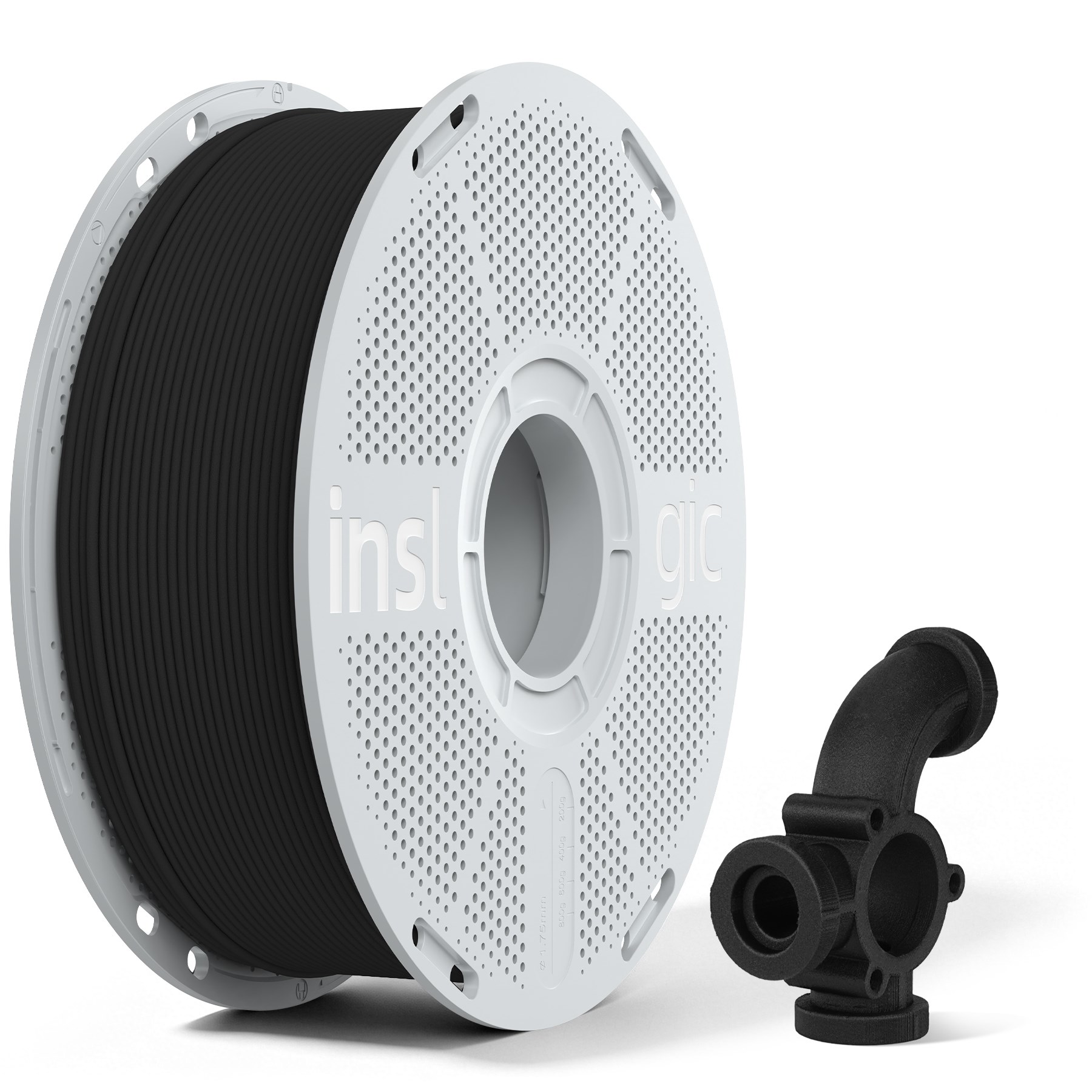 Inslogic PA6-GF25 Siyah Filament 1.75mm 1kg