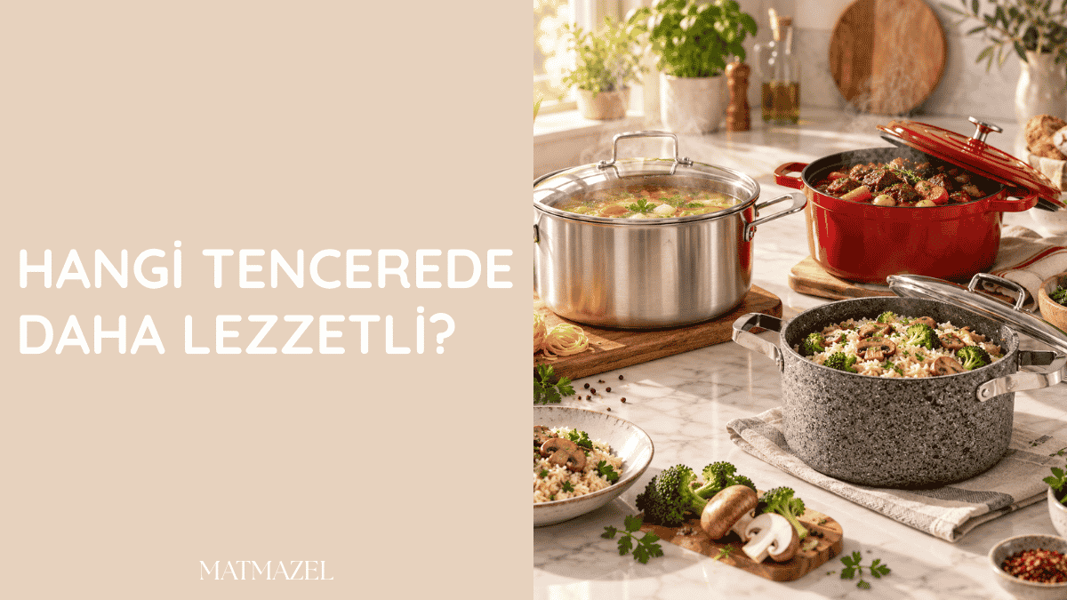 Farklı yemekler için doğru tencere seçimi ve lezzetli pişirme önerileri