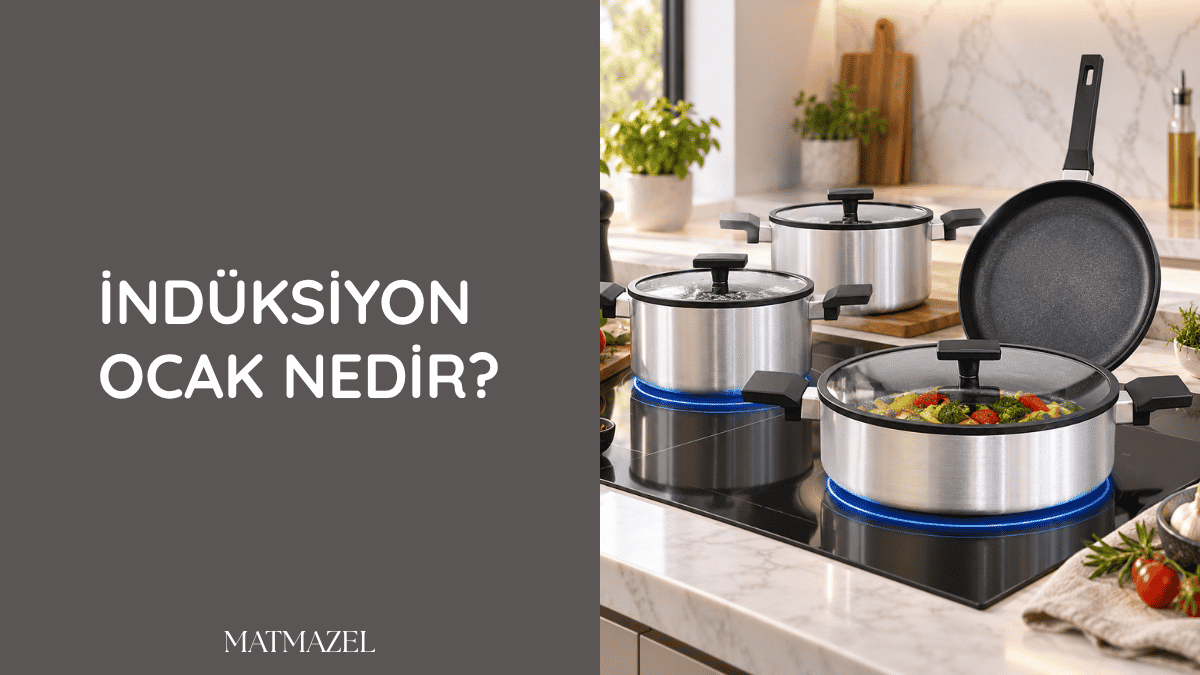 İndüksiyon ocağın çalışma sistemi ve indüksiyon uyumlu tencere kullanımı