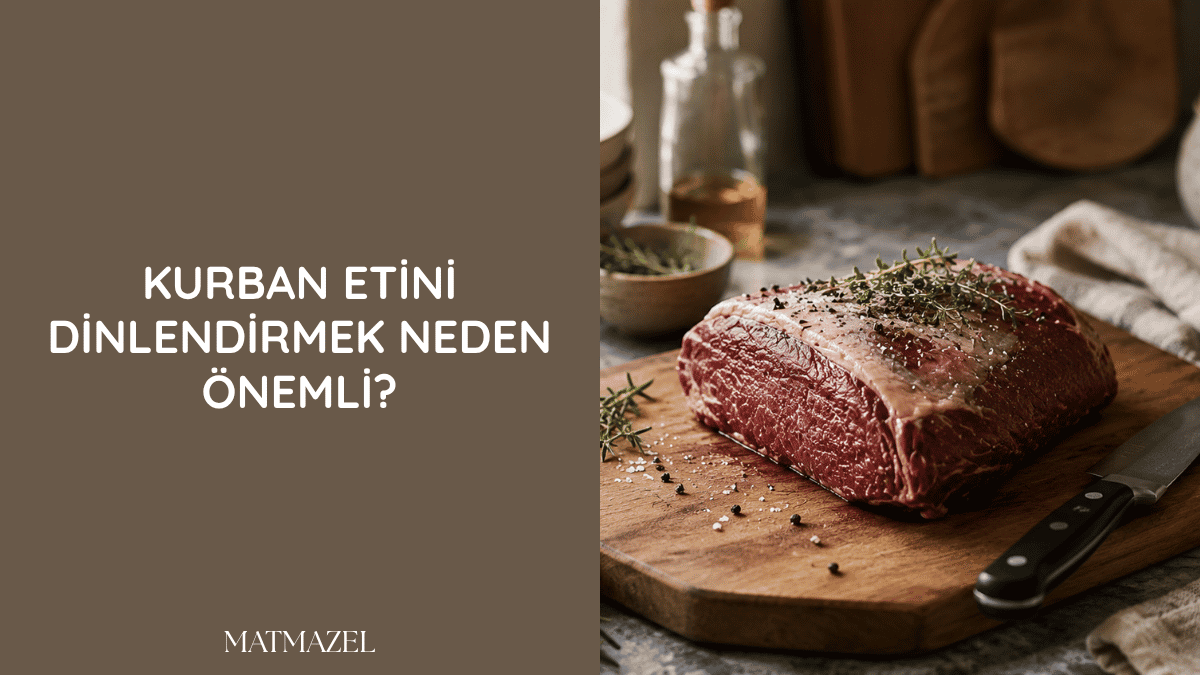 Kurban etini doğru şekilde dinlendirme ve saklama yöntemleri