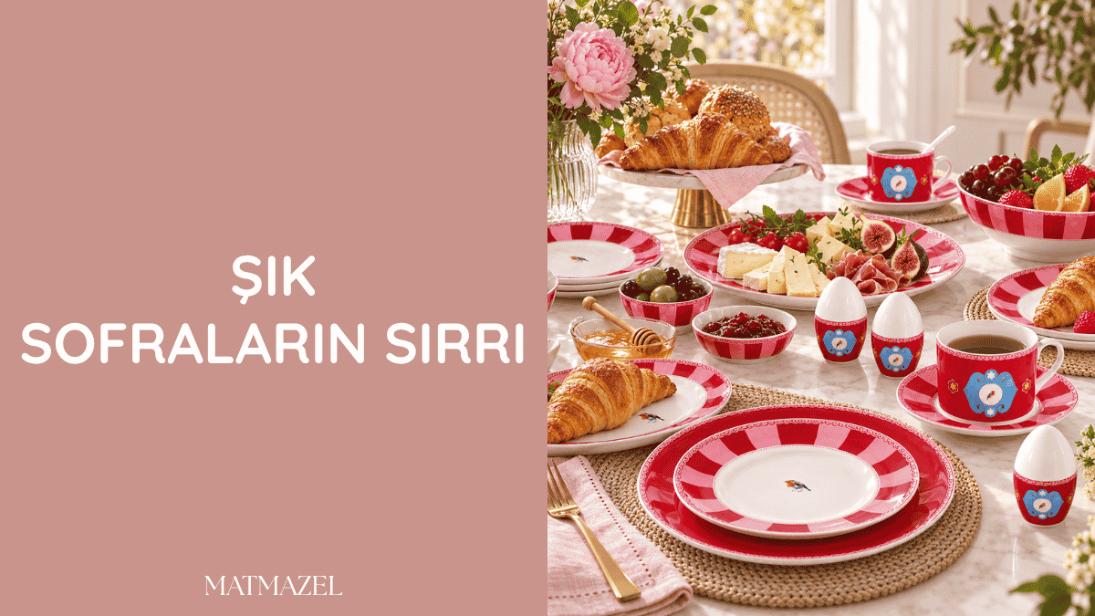 Şık bir kahvaltı sofrası için porselen kahvaltı takımı seçimi ve sunum önerileri