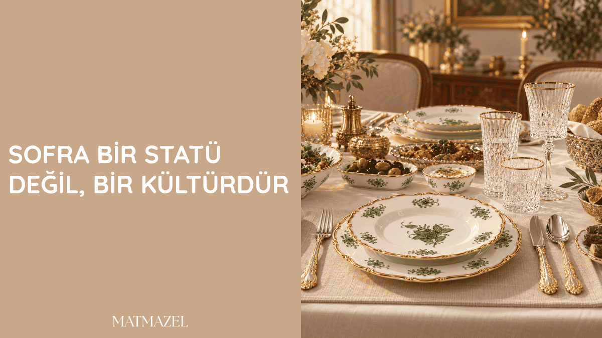 Aileyi ve sevdikleri aynı masa etrafında buluşturan geleneksel sofra kültürü