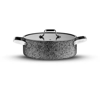Brioni Stone Flat Pot 30 cm