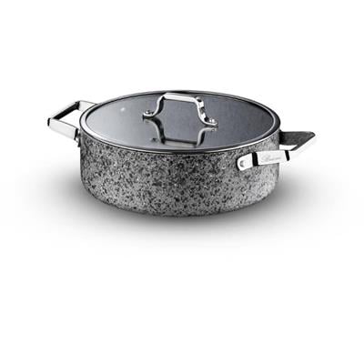 Brioni Stone Flat Pot 30 cm
