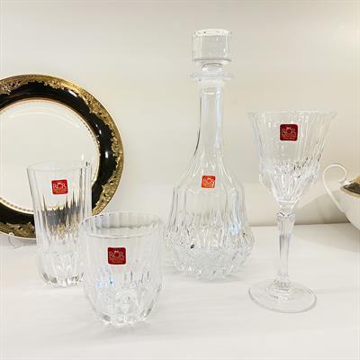 Adagio RCR Crystal Glass 37 Piece Wine Glass Set - Plain