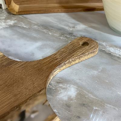 Akasya Dikdörtgen Ahşap Sunumluk ve Kesme Tahtası