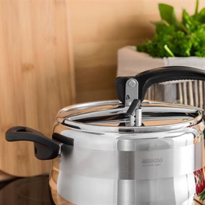 Amboss Amber 8 Litre Düdüklü Tencere - Siyah