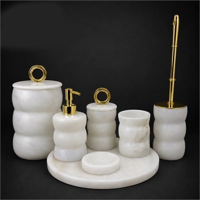 Arch 7 Parça Banyo Seti - Gold