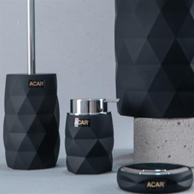 Aria Dimanond 5 Parça Banyo Seti - Siyah