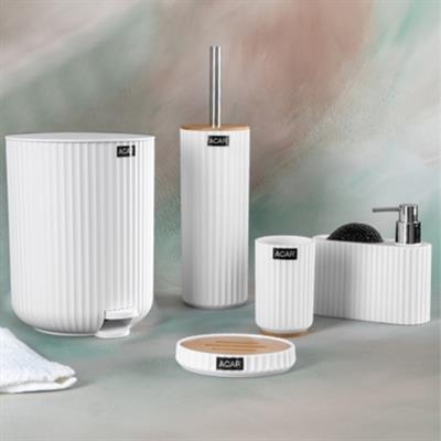 Aria Stria 5 Parça Banyo Seti - Beyaz