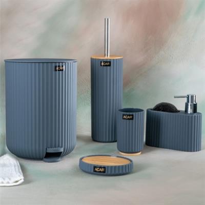 Aria Stria 5 Parça Banyo Seti - Gri