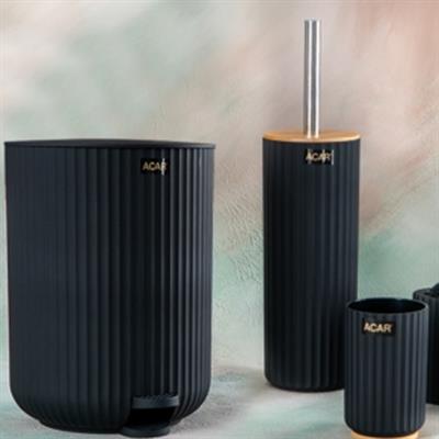 Aria Stria 5 Parça Banyo Seti - Siyah